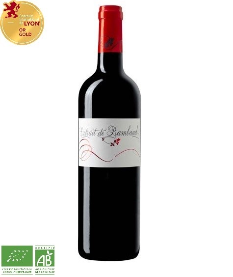 Extrait de Rambaud 2021 - Bordeaux rouge - Vin bio - 1 bouteille de 75 cl