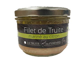 Filet de truite mariné au citron - Verrine de 200g