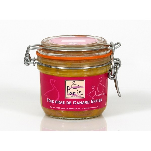 Foie gras de canard entier - Bocal de 180g