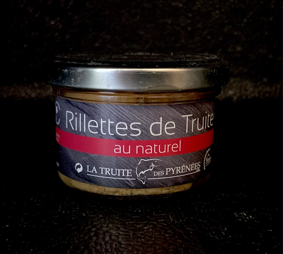 Rillette de truite nature - verrine de 90g