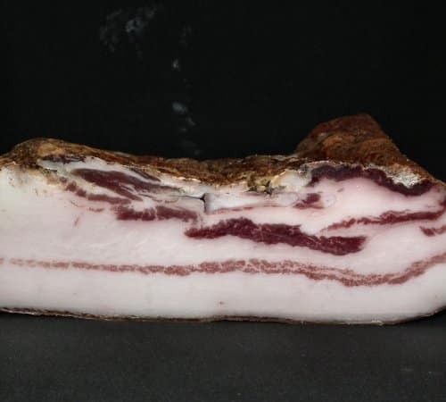 Poitrine séchée de Porc Noir de Bigorre (500 g)