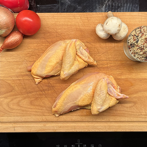 6 suprêmes de poulet jaune des Landes - 1.8 kg