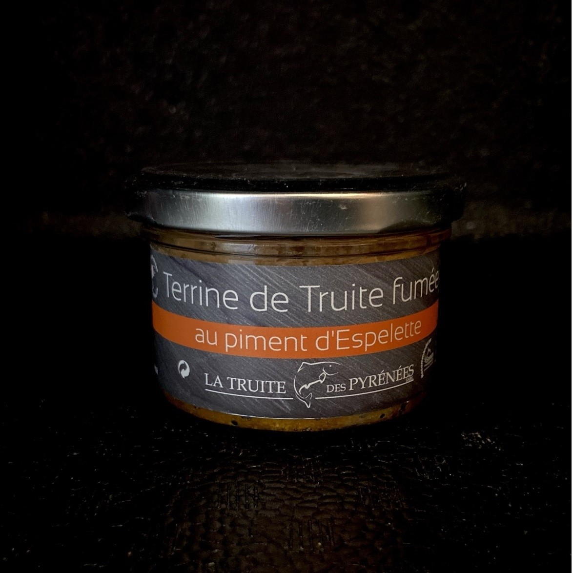 Terrine de truite fumée au piment d'Espelette - verrine de 90g