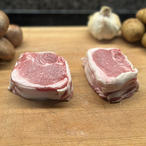 2 tournedos de Porc Noir de Bigorre 