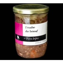 Daube de bœuf  en verrine de 750 g 