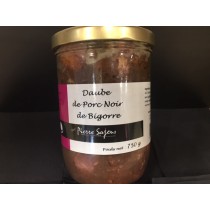 Daube de Porc Noir de Bigorre en verrine de 750g