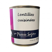 Lentilles cuisinées en conserve de 840 g
