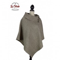 Poncho pur laine - Naturel