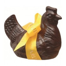 Petite Poule de Pâques en chocolat noir