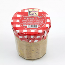 Rillettes Landaises de canard au foie gras (pot de 250g)