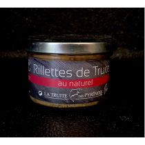 Rillette de truite nature - verrine de 90g