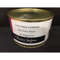 Saucisses confites de Porc Noir de Bigorre 420g