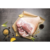 Cuisse crue de cochon du Sud-Ouest de race Duroc  - 13 kg