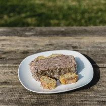 Sajous - Pâté de campagne de Porc Noir de Bigorre frais (Terrine de 300g)