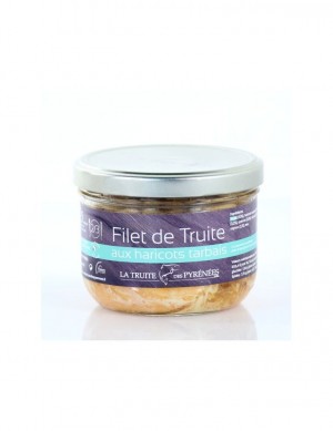  Filet de truite aux Haricots tarbais  - Verrine de 380g