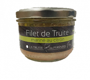 Filet de truite mariné au citron - Verrine de 200g