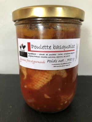 Noire d'Astarac Bigorre - Poulette basquaise 750 g 