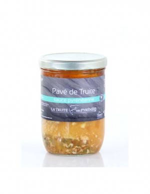 Pavé de truite à la sauce pyrénéenne - Verrine de 780g